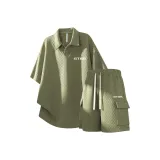 Комплекты одежды зеленого цвета с горошком