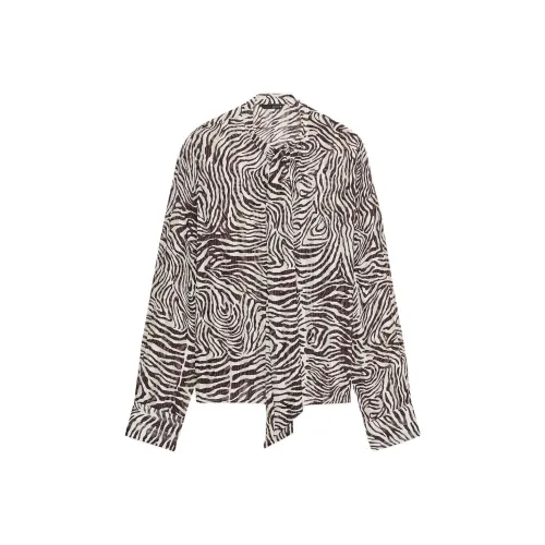 ZARA Зебра С принтом Женская Рубашка