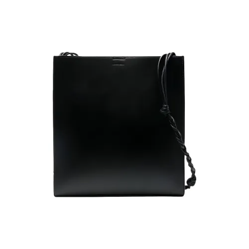 JIL SANDER Телячья кожа Сумка через плечо Сумка на плечо Мужская Черная