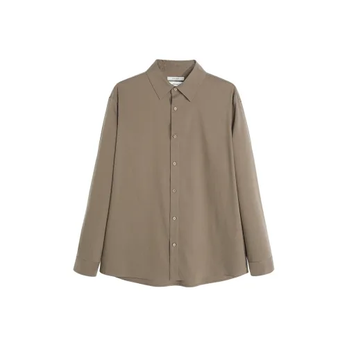 Osens Тик Коричневый Мужские Рубашки