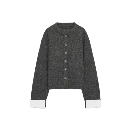 ZARA Зебра с принтом серый женские куртки