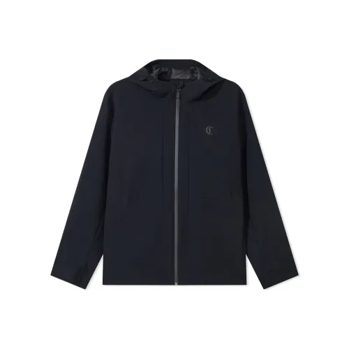 Cabbeen Бизнес На открытом воздухе Свободный крой — Угольный черный 01 Мужские куртки