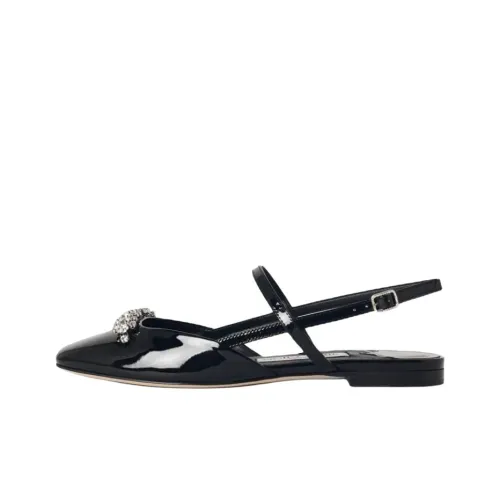Jimmy Choo Belinda SB Табурет One Strap Sandals Женские Черные