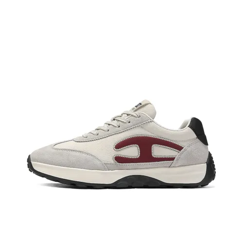 SENGUIBUCK Sock Обувь Противоскользящий Низкий Топ Дышащий Минималистский Стиль Мода Мужская Бежевый Красный