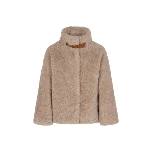 HERNO Светлый Умбра Женские Бархатные Куртки