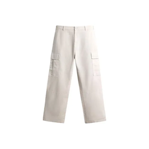 ZARA Бежевые Мужские Карго Брюки