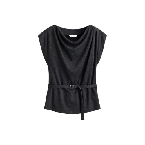 H M Смешанные Темно-Серые Женские T-Рубашки