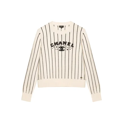 CHANEL Белые Женские Свитеры