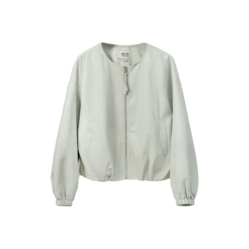 TOUCH Зеленый Горох Женская Кожаная Куртка