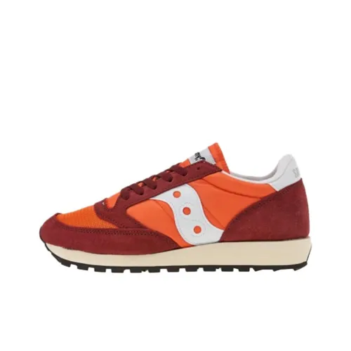 Saucony Jazz Original Vintage Повседневная обувь Женская Оранжевый Красный