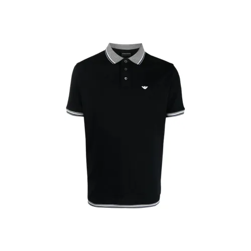 EMPORIO ARMANI SS23 Поло Мужское Темно-синий