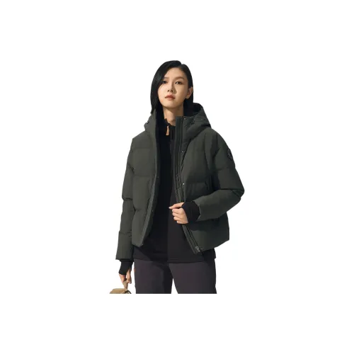 Fjallraven 662C Forest Gray Women's Down Jackets Fjallraven 662C Лес Серый Женские Пуховики