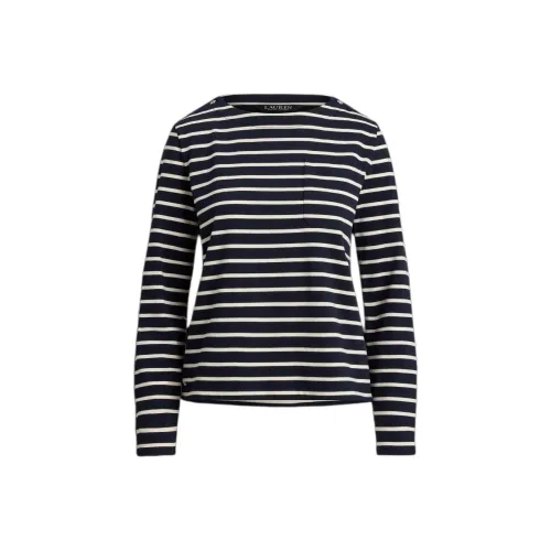 Ralph Lauren Черный Белый Женские T-рубашки