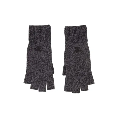 COURREGES Вязаные перчатки из шерсти женские серые