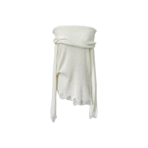 COHX Белый Женский Трикотаж