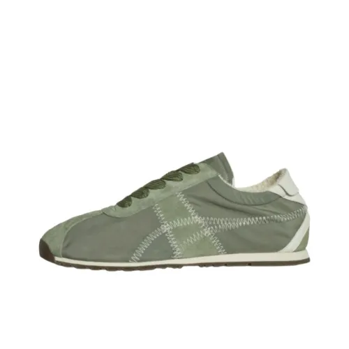 Onitsuka Tiger Corsair Low Топ Повседневный Городской Коммутирование Беговые кроссовки Унисекс Зеленый