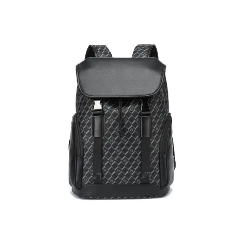 CARTELO ПУ (полиуретан) с полиэстером рюкзак стандартный унисекс черный