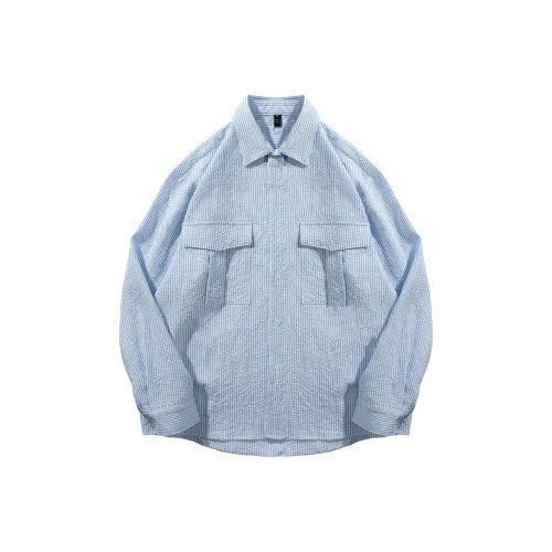 ASEDE Синие полосы Унисекс Рубашки