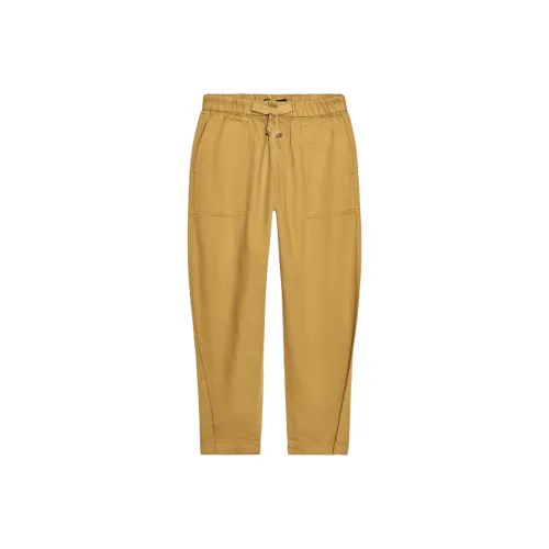ZARA Горчичный цвет Женские Повседневные Брюки