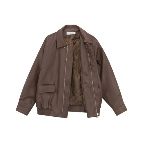 POWXV Женские кожаные куртки