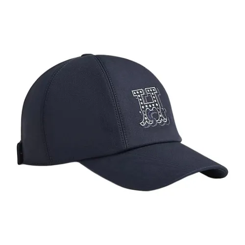 HERMES Serena Хлопок Кепки Женские Ink Синий