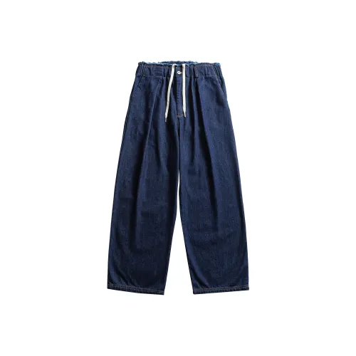 UNDOMAZE Весенние и Осенние Джинсы Свободного кроя Мужские