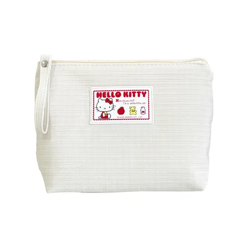 Sanrio Hello Kitty Polyester Travel Storage Bag Средний размер Женский Бежевый