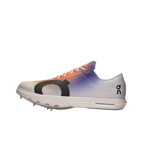 On Cloudspike Amplius Беговые кроссовки Женские Серый Фиолетовый Оранжевый