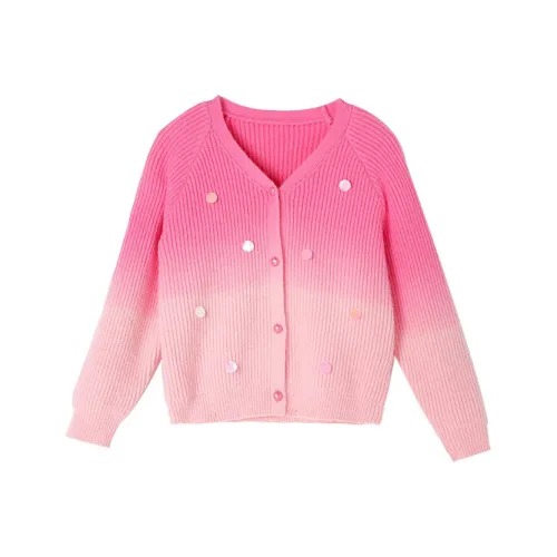 YUANYUAN GIRL Розовый Одиночная пара Кардиган Kids Свитера