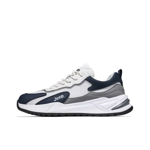 Jeep Амортизация Устойчивый к истиранию Дышащий Легкий Увеличивающий высоту Низкий Топ Повседневная обувь Мужская