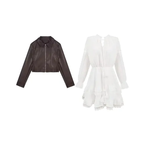 SKYA Белый Женские Комплекты с Юбкой