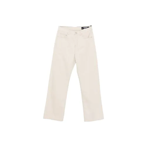 Jacquemus Бежевый Мужской Джинсы