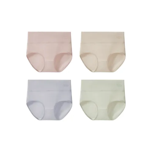 Удобные и освежающие трусики-бикини женские упаковка из 4 штук