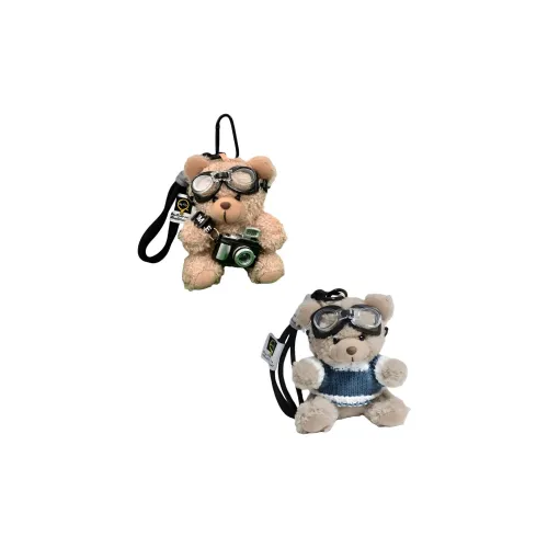 ROUERXIONG Pilot Медведь Кукла Плюшевая Подвеска 11 см Высота