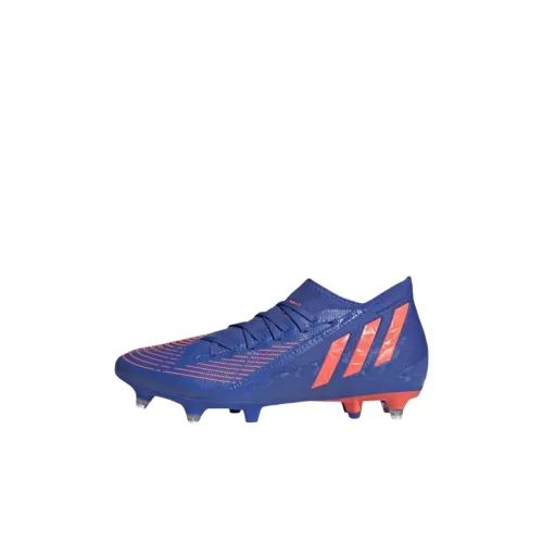Adidas Predator Edge.3 MID Топ Детские футбольные бутсы Сине-оранжевый Детский