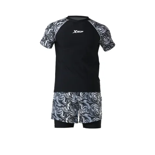 XTEP Глубокий черный Мужские купальники