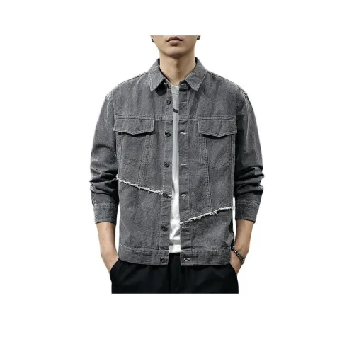 QIANJINNIU Мужские Джинсовые Куртки