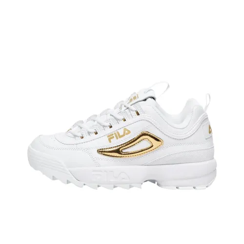 FILA Disruptor 2 Повседневная обувь Женская Белая Золотая