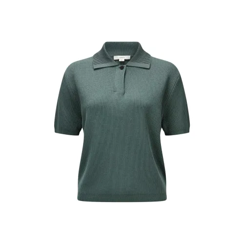 VINCE Шалфейно-зеленый Женская Поло