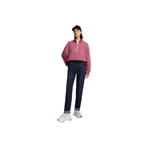 Lee Темно-синий Женские Джинсы