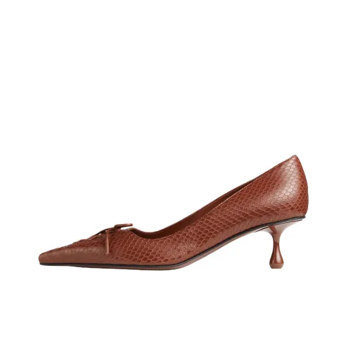 Jimmy Choo Scarlett Низкий каблук Высокие каблуки 5 см Женские Коричневый