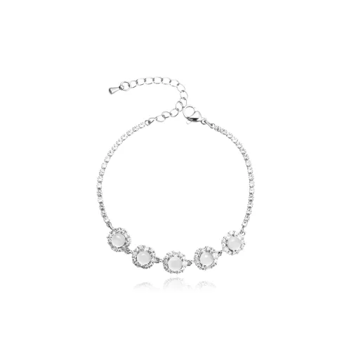 Kelanxi Цветное стекло Нефритовые браслеты Женские