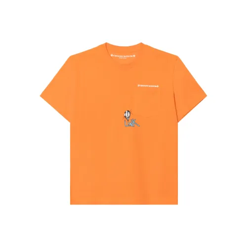 Chrome Hearts T-Shirt Унисекс Оранжевый
