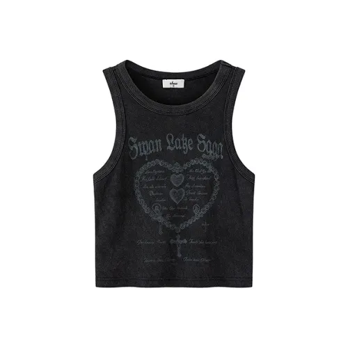 CHUU Carbon Gray Женские Майки