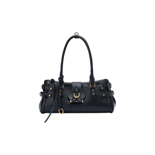 URBAN REVIVO Искусственная кожа Подмышечная Сумка на плечо Средняя Женская Черная