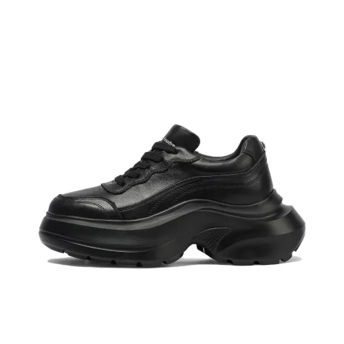 Coup de Foudre Легкий визуально увеличивает рост Низкий Топ 6,5 см Женские Кроссовки с толстой подошвой