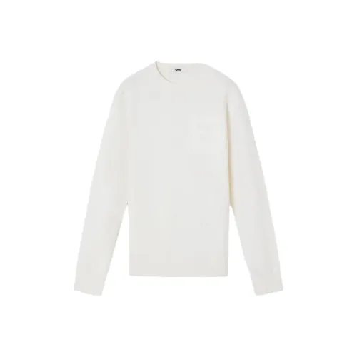 KARL LAGERFELD Karl Lagerfeld Jeans Белый Унисекс Трикотаж