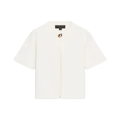 ZARA Белый Женский Трикотаж