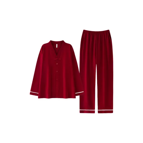 BEIYINA Красный Мужской Пижамный Комплект