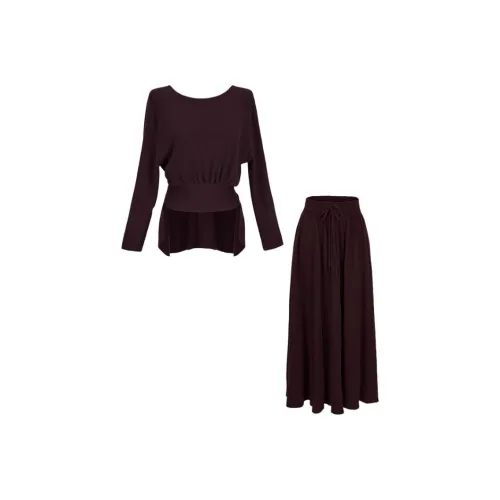 Tang Xi Повседневный Свитер Одежда Комплекты Женские